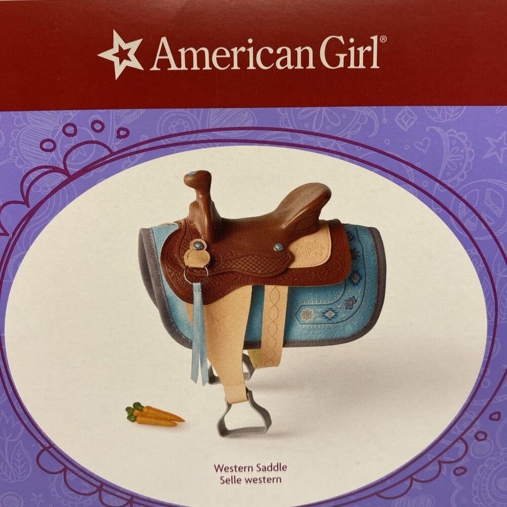 American Girl Western Saddle Doll Accessory Truly Me Horse Equestrian Pony Set - Picture 2 of 14